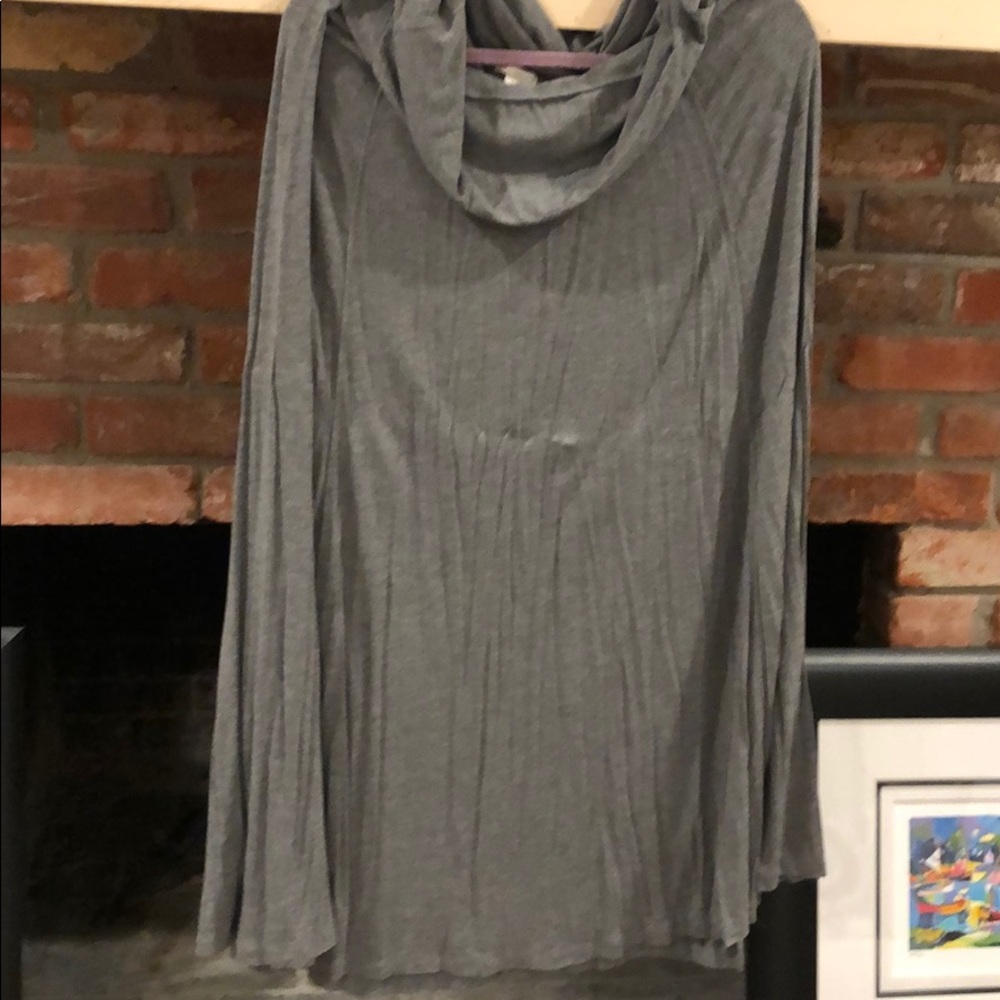 Gap grey maxi skirt
